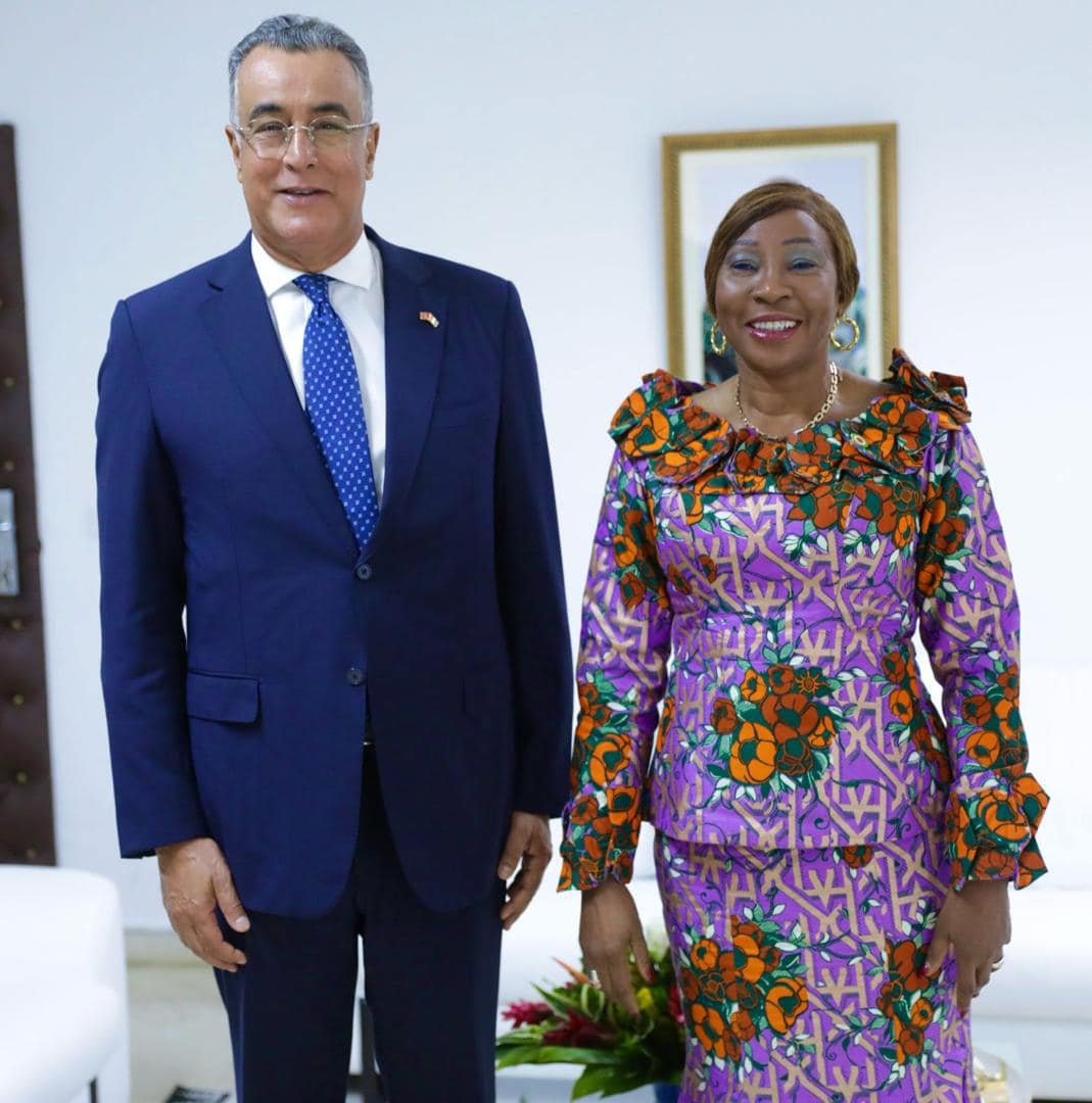 Diplomatie : L’ambassadeur du royaume du Maroc dit au revoir à la présidente du Sénat
