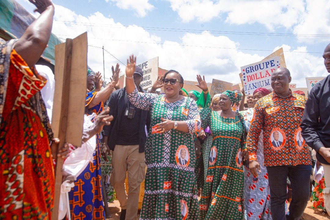 Harlette Badou dans le Moronou : « Le développement, la paix ont un nom et c'est Alassane Ouattara »