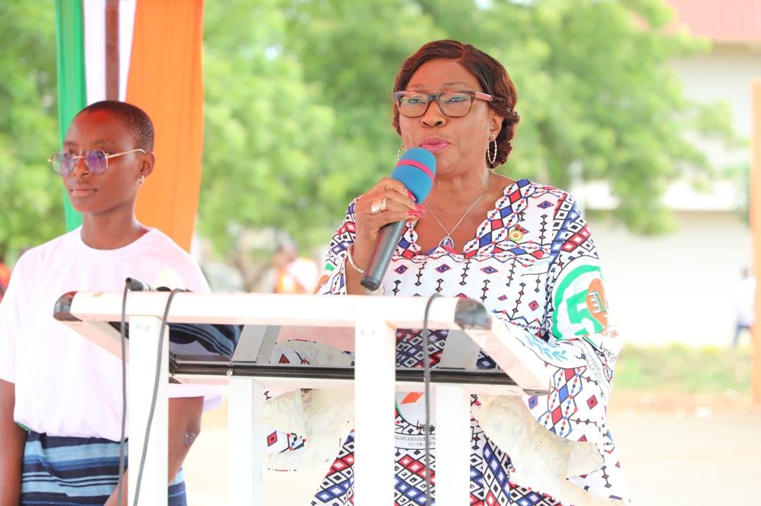 Cinquantenaire du Lycée Technique de Bouaké : Kandia Camara invite les jeunes à s'intéresser à l'enseignement technique et à la formation professionnelle