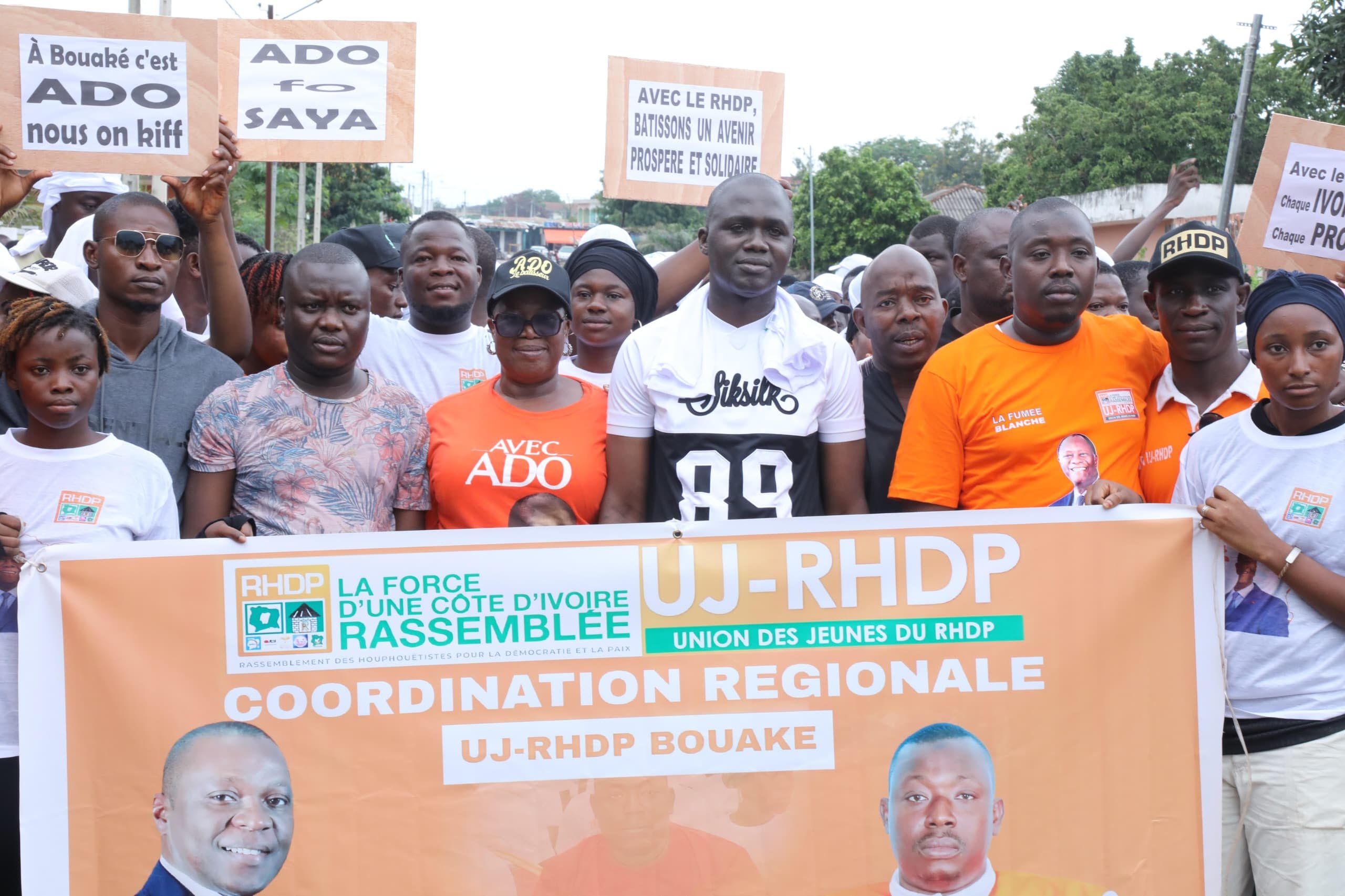 Présidentielle 2025 : L'UJ- RHDP de Gbêkê appelle à des élections sans violence
