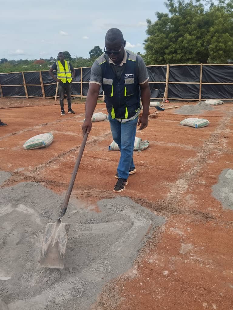 Réhabilitation des infrastructures sportives scolaires : Le chantier du lycée moderne de Bouaflé sur la bonne voie
