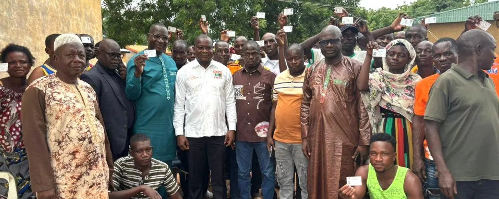 Remise officielle des cartes de militant RHDP de Bouna-ZKB : Kaba Nialé et Dr Michel Noufé donnent le ton pour une victoire écrasante du RHDP
