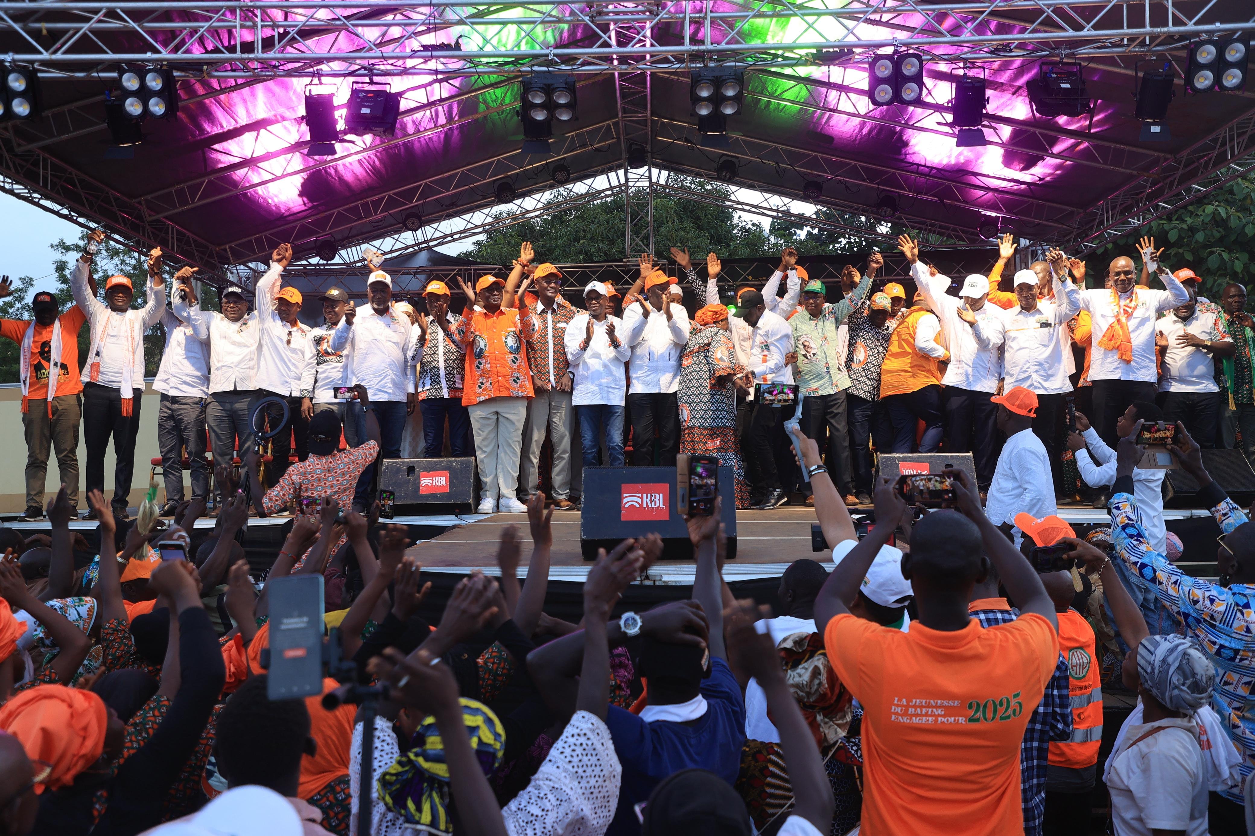 Précongrès du RHDP : Une démonstration éclatante d’unité dans le Bafing autour du Président Ouattara