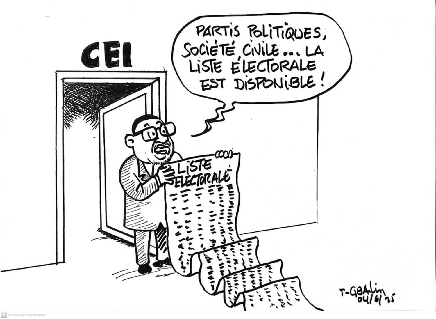 CEI : La liste électorale définitive est disponible !