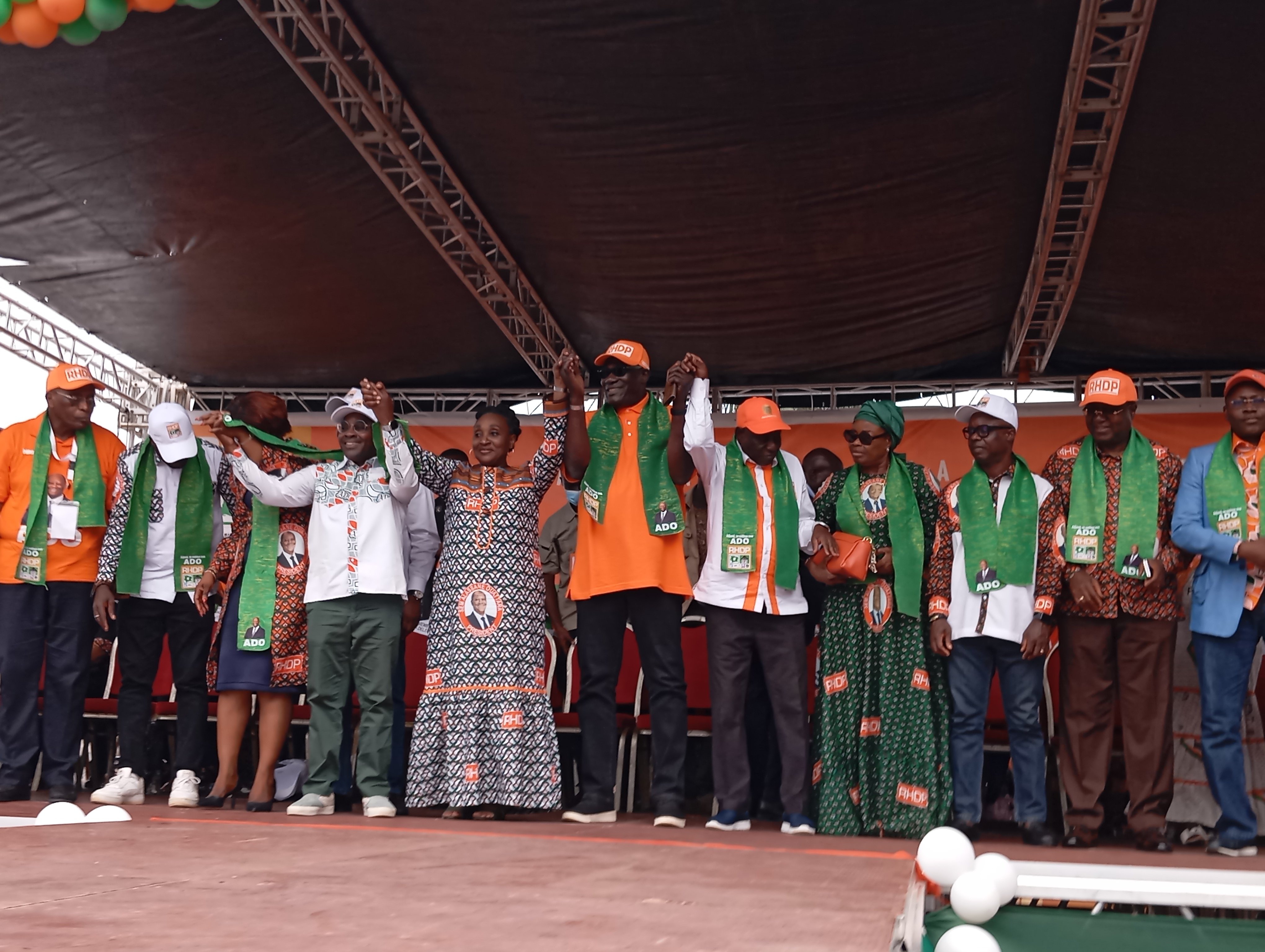 Pré-congrès du RHDP : Adjamé appelle Alassane Ouattara à un nouveau mandat
