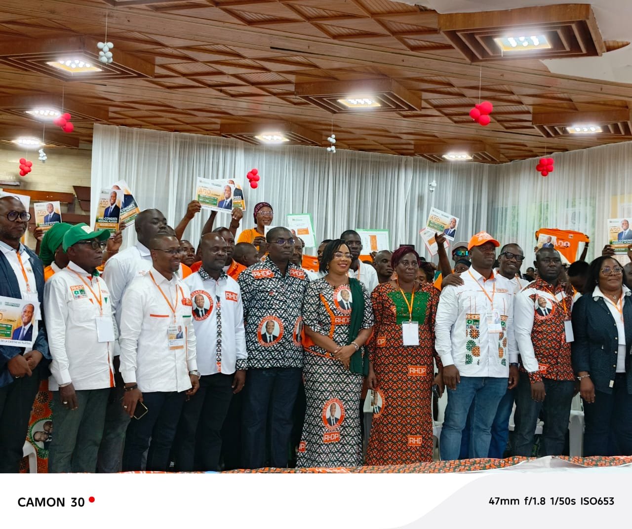 Précongrès du RHDP au Plateau : La base militante désigne Alassane Ouattara comme son candidat