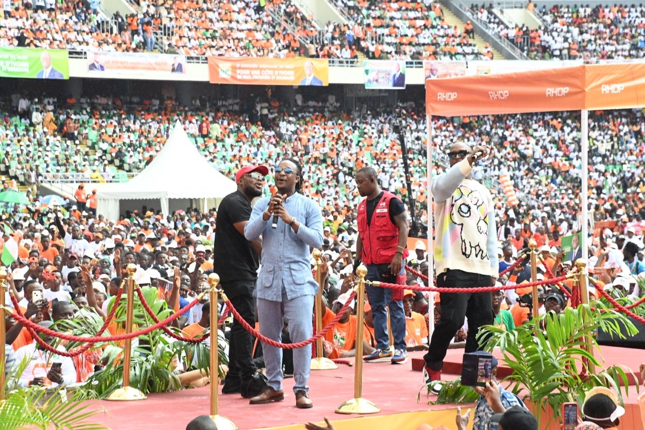 Congrès ordinaire du RHDP : Un show en reconnaissance à Ouattara qui a donné aux artistes leur dignité
