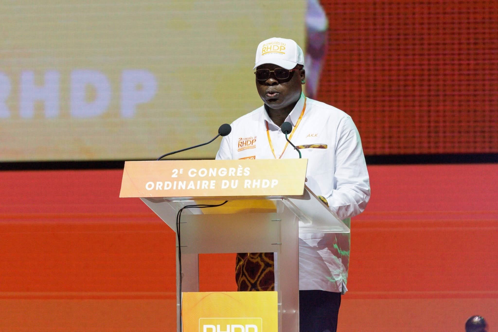 Congrès du RHDP-Amedé Kouakou (PCO) : « Le Président Alassane Ouattara est le socle de notre unité »