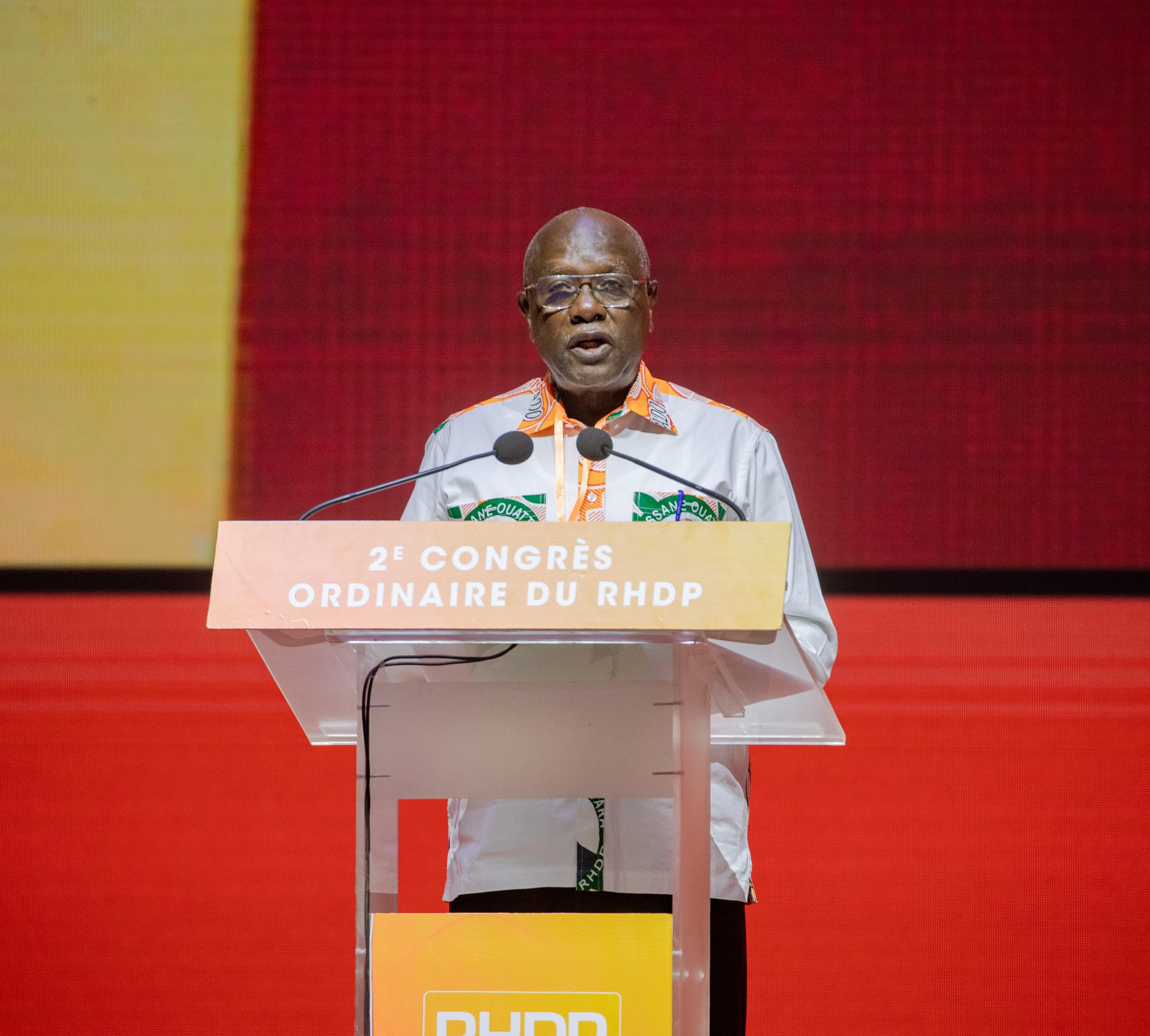 Congrès du RHDP-Gilbert Kafana Koné (Président du Directoire) : « Le RHDP est prêt, mobilisé et déterminé… »