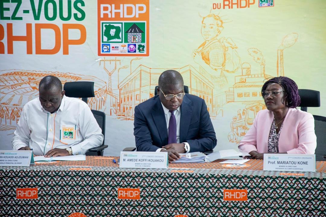 Deuxième congrès ordinaire : Le RHDP satisfait de l’état d’avancement des préparatifs à 48h de l’évènement