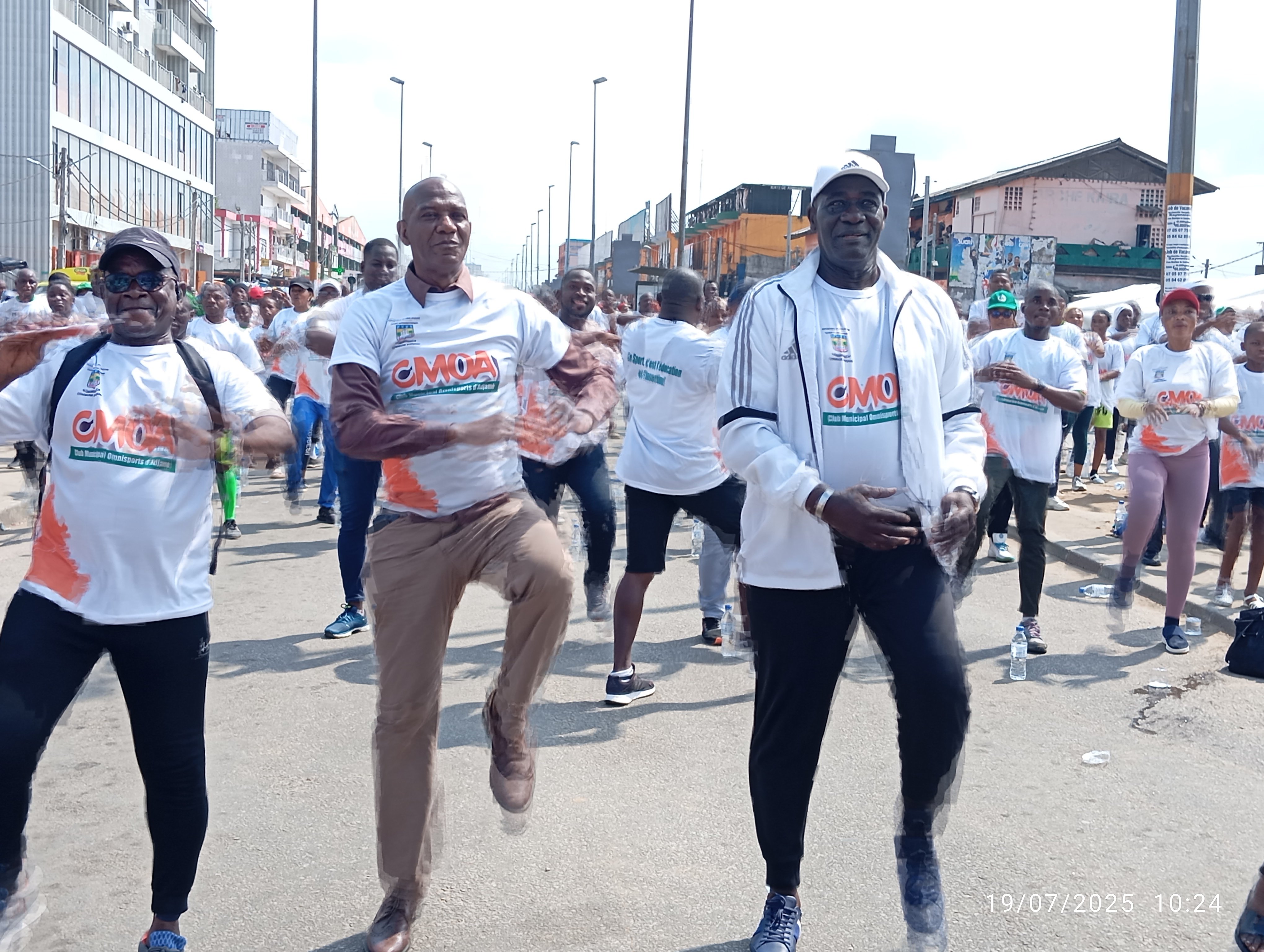 Adjamé : Une marche sportive pour la paix en prélude à la présidentielle de 2025