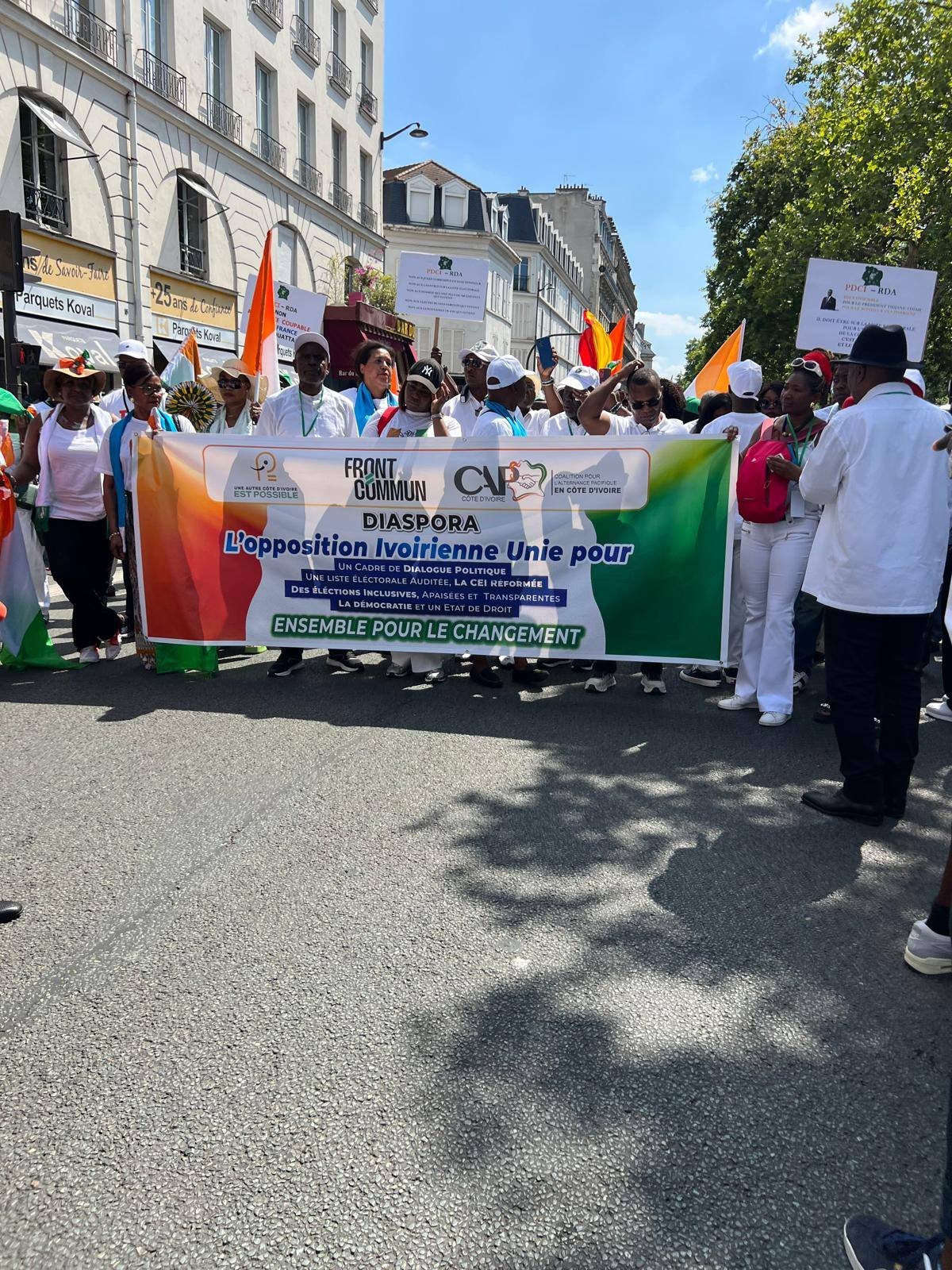 Opposition ivoirienne : Encore un « poteau » à Paris
