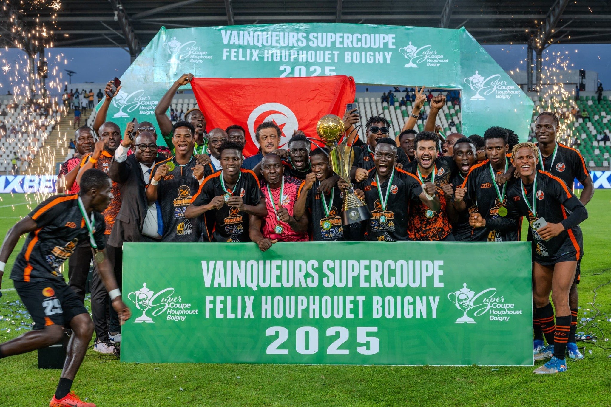 Supercoupe Félix Houphouët-Boigny 2025 : Le FC San Pedro triomphe dans la ville symbole du rassemblement