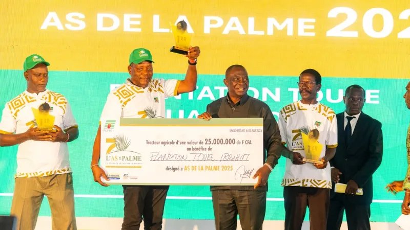 AS de la Palme 2025 : Des acteurs de la filière palmier à huile primés et décorés