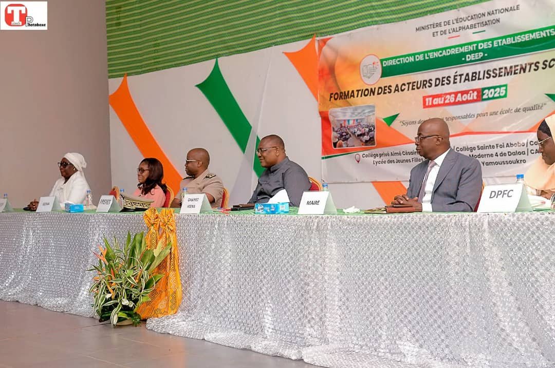 Education nationale : 6361 acteurs de l'enseignement privé en formation à Bouaké