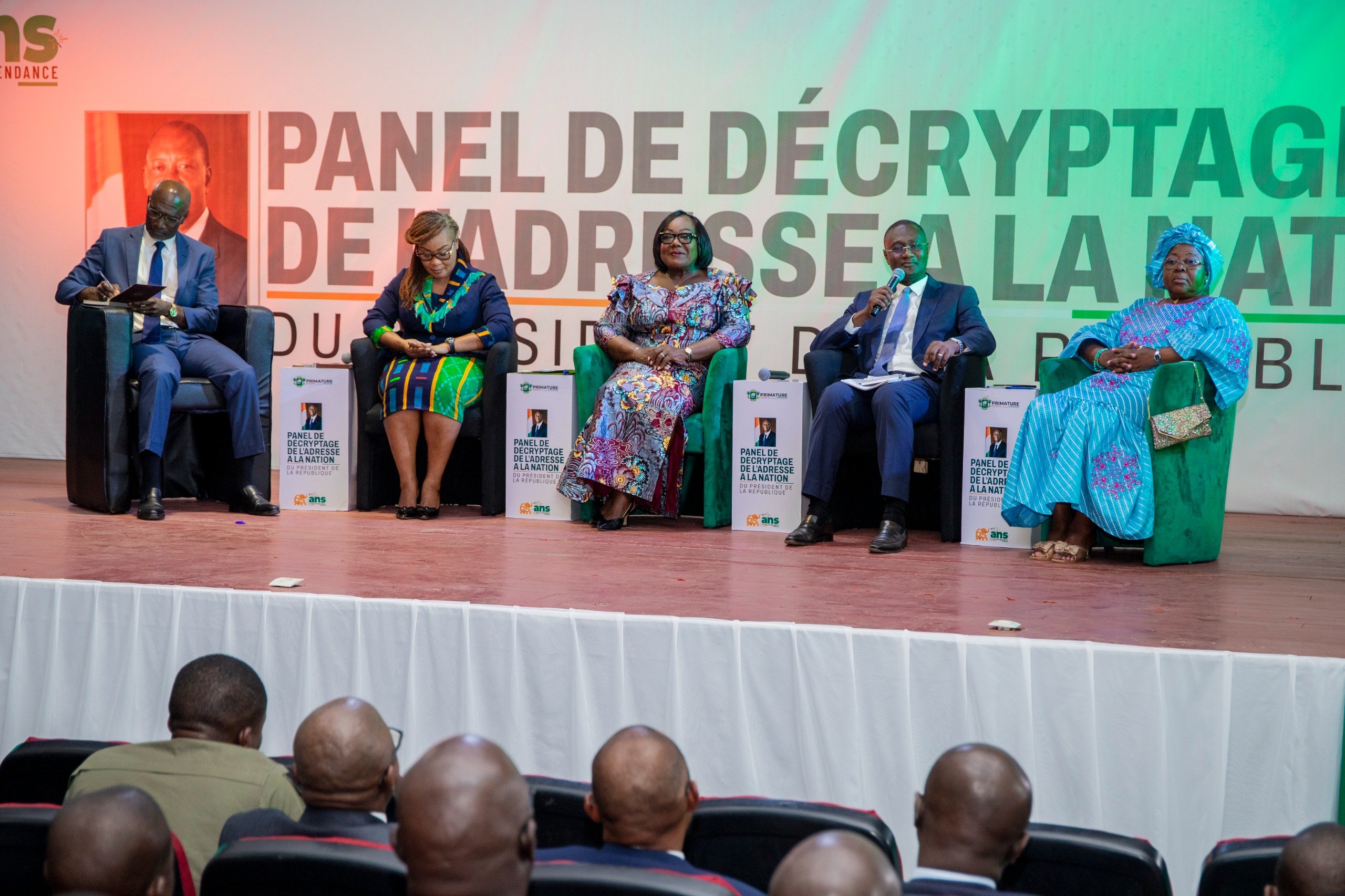 Le message du chef de l'État décrypté par Anne Ouloto, Moussa Sanogo, Myss Belmonde et le Pr Simplice Dion