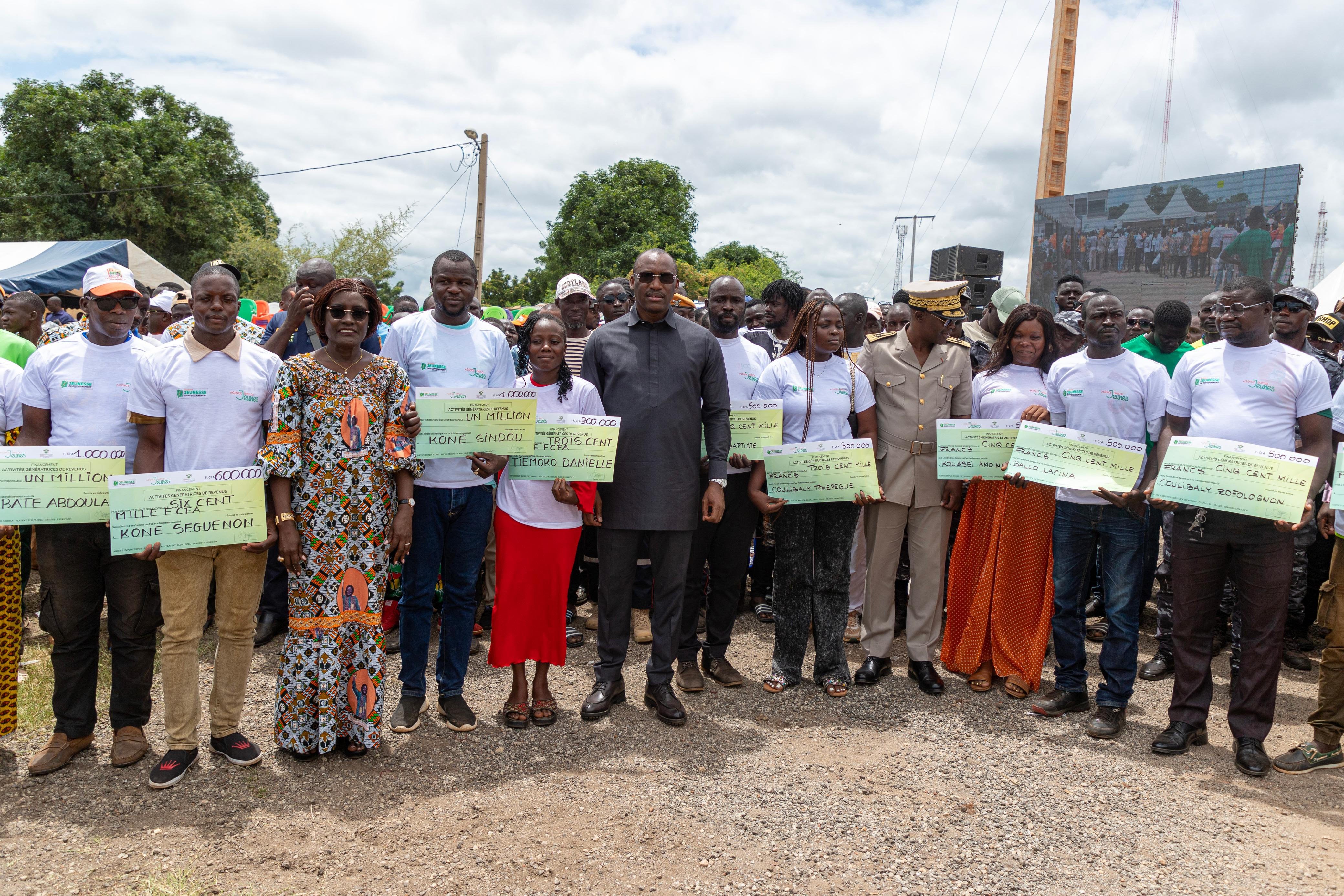 Bagoué : 1 268 jeunes bénéficient de plus de 770 millions FCFA