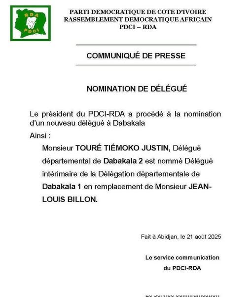 Présidentielle 2025 : Le PDCI en pleine tempête à quelques mois de l’échéance