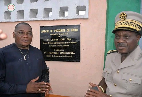 Bangolo : Le marché de proximité de Guezon-Binao inauguré