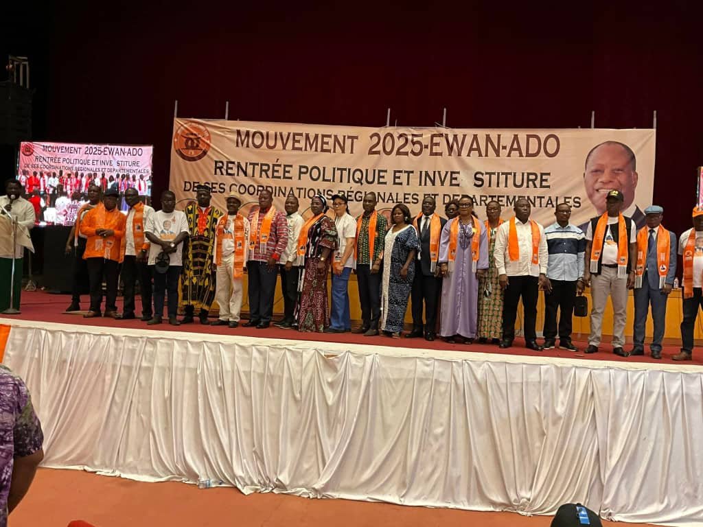 Présidentielle 2025 : Le Mouvement 2025 Ewan-ADO met ses soldats en mission