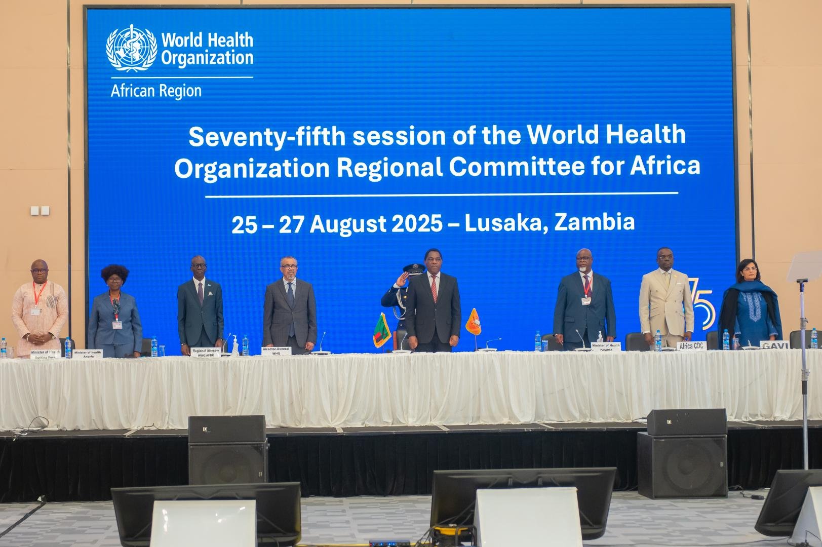 Santé - 75è session du Comité régional de l’OMS pour l’Afrique : Les autorités sanitaires affichent leur volonté d’accélérer la production locale de vaccin