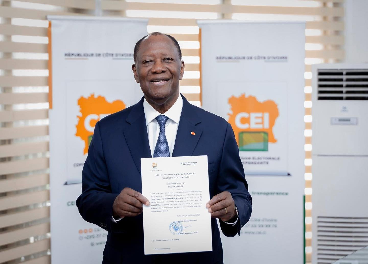 Présidentielle 2025: Alassane Ouattara a fait acte de candidature hier