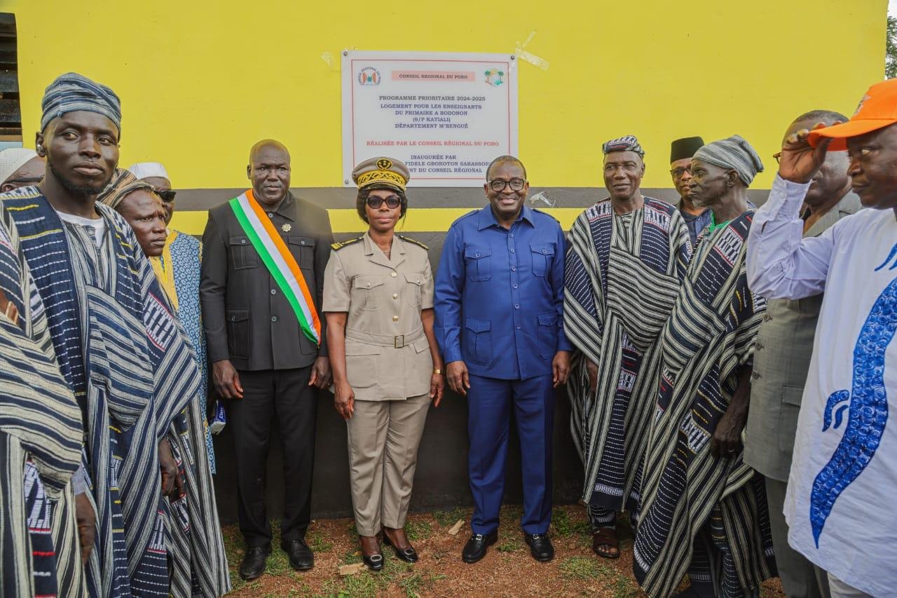 Conseil régional du Poro : Fidèle Sarassoro inaugure une série d’ouvrages à Katiali