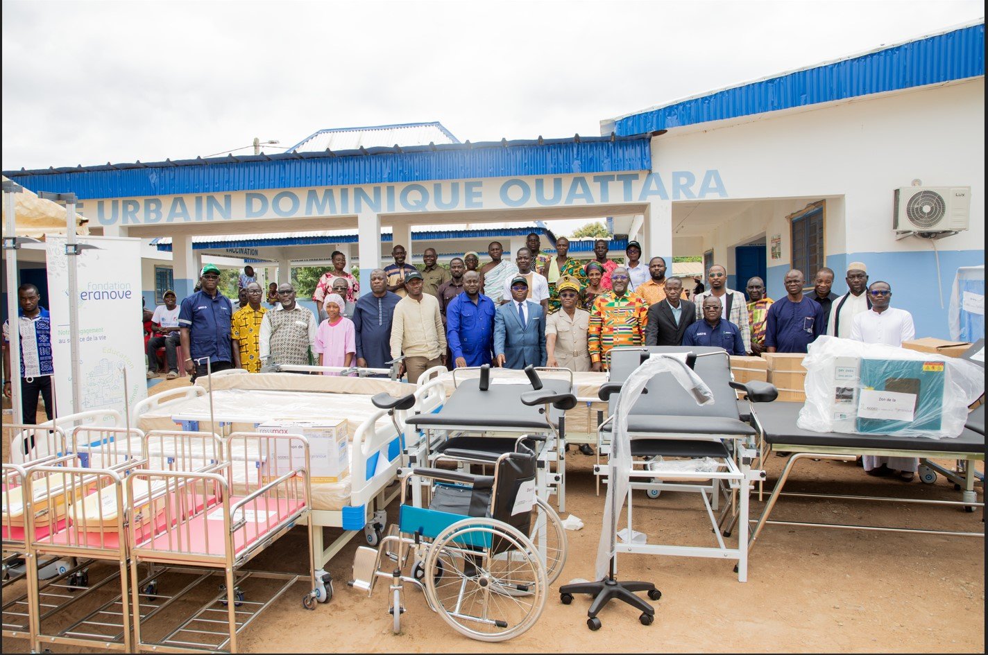 Tanda : La SODECI fait don d’équipements médicaux pour relancer le laboratoire du CSU d’Amanvi