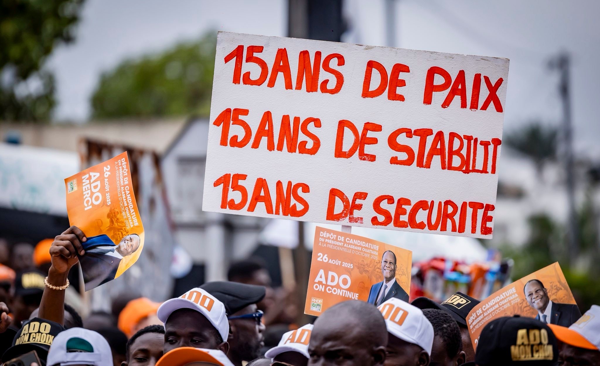 Man : Les militants en ordre de bataille après le dépôt de la candidature du candidat du RHDP