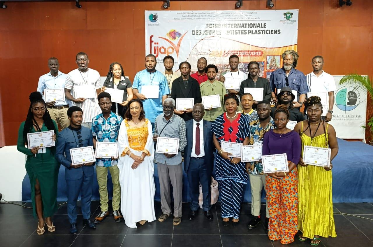 FIJAP - Françoise Remarck aux exposants : « La Côte d’Ivoire a la chance d'avoir un président qui a une vision claire du rôle de la culture et de l'artiste »