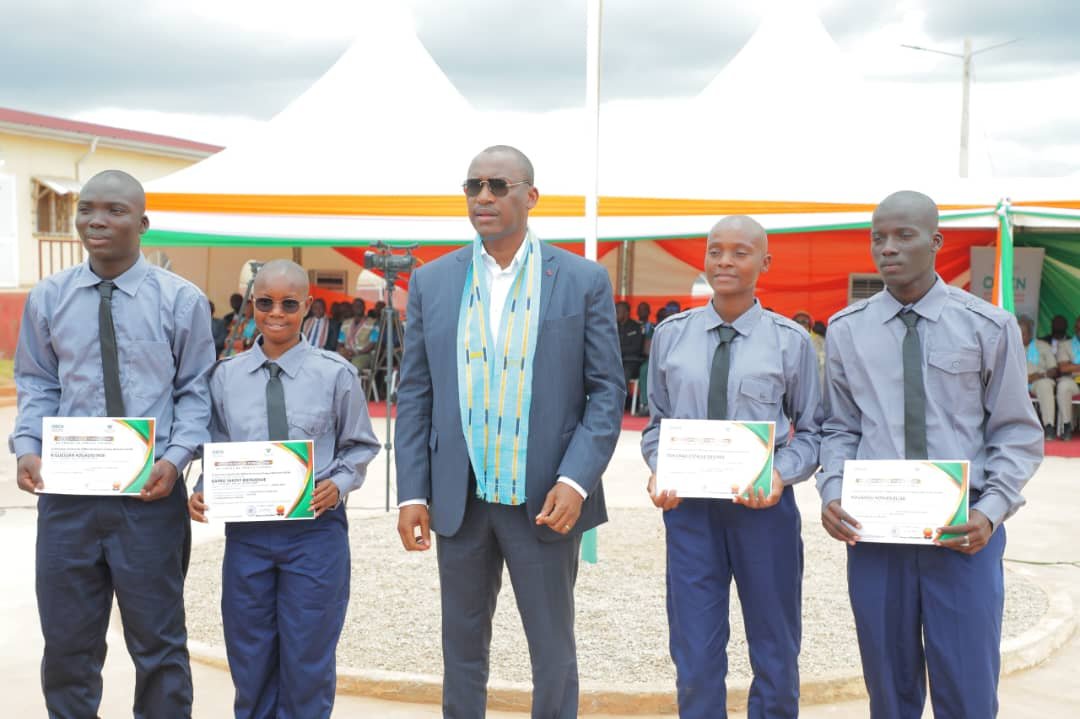 Bouaké : 650 jeunes formés au service civique prêts pour l'insertion socio-professionnelle
