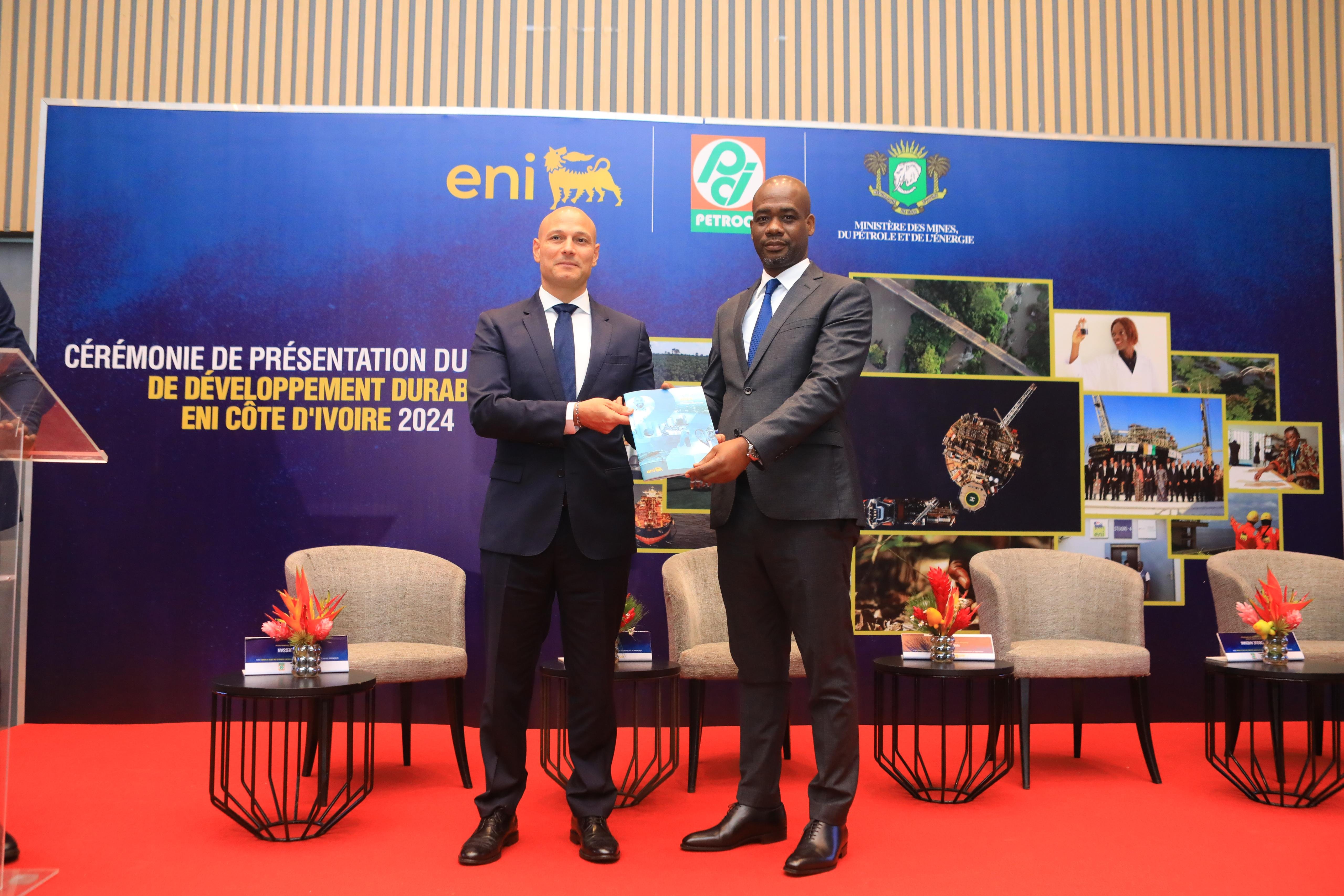 2ème rapport sur le développement durable en Côte d'Ivoire : Eni réaffirme son engagement en faveur la transition énergétique