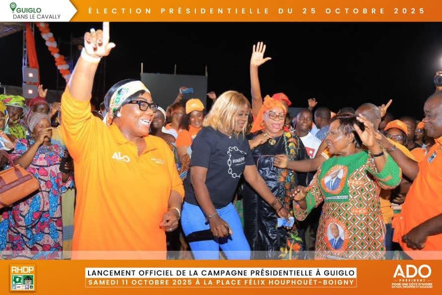 Présidentielle 2025-Anne Désirée Ouloto depuis Guiglo : « Le meilleur pour le Cavally, c’est Alassane Ouattara »
