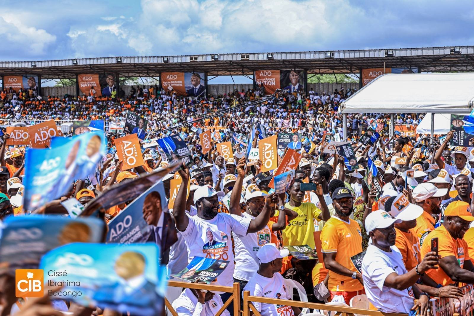 Présidentielle 2025 : Marée humaine pour le candidat du RHDP dans la capitale du Haut-Sassandra