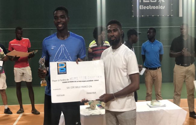 Tennis-Open Global Logistic Line : Lucas Koffi Nadal brille, une organisation réussie