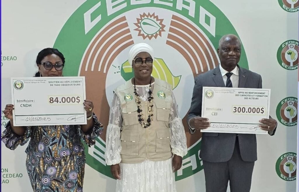 Présidentielle 2025 : La CEDEAO appuie la CEI et le CNDH à hauteur de 217 millions de FCFA pour le déploiement des observateurs