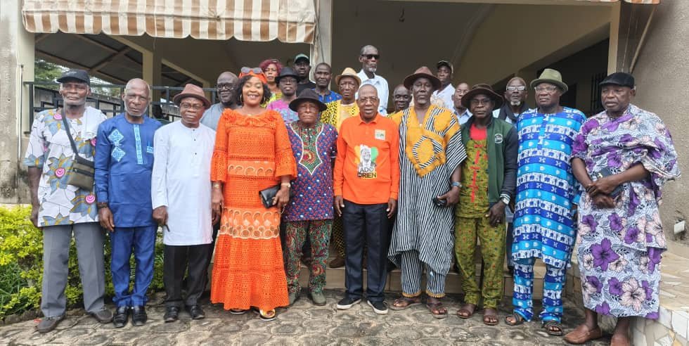 Présidentielle 2025 : Les chefs du canton Balo à Alexis Kpokpa depuis Issia : « Alassane Ouattara est notre choix »