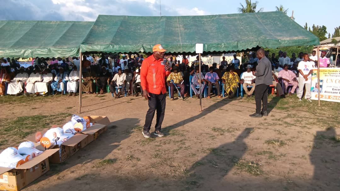 Présidentielle 2025 : En meeting à Bacanda, Adjé Silas Metch appelle à une grande mobilisation pour voter Alassane Ouattara