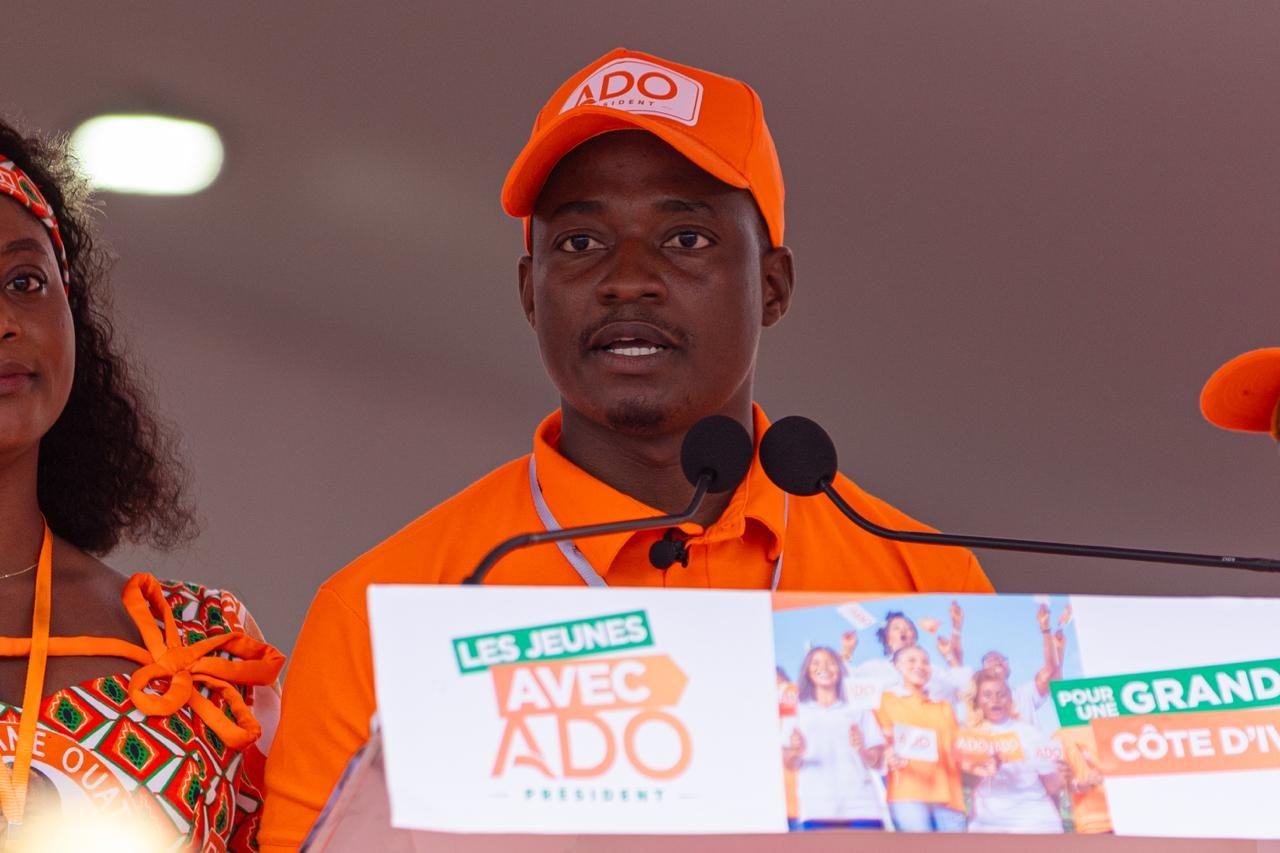 Présidentielle 2025 - Gnabroyou Dessous Guy Schadrac (porte-parole des jeunes) : « Merci d’avoir fait de notre génération la génération de la renaissance »