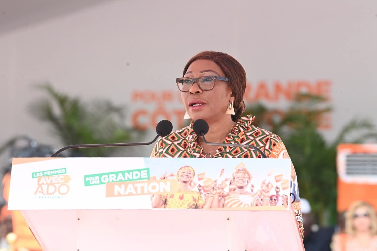 Présidentielle 2025 - Kandia Camara (Directrice centrale de campagne chargée des femmes) au président Ouattara : « Les femmes sont là pour vous réaffirmer leur fidélité ! »
