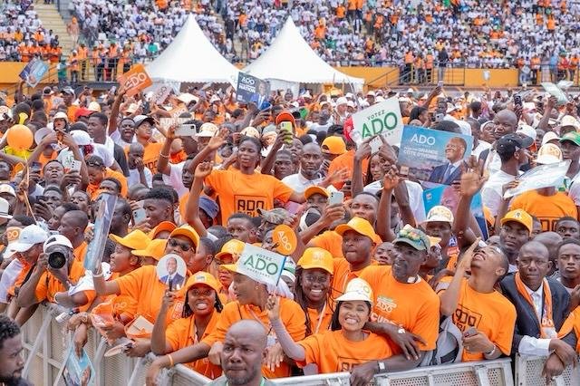 Présidentielle 2025 : Communion totale entre Alassane Ouattara et les jeunes de Côte d’Ivoire, samedi dernier, au stade Félix Houphouët-Boigny