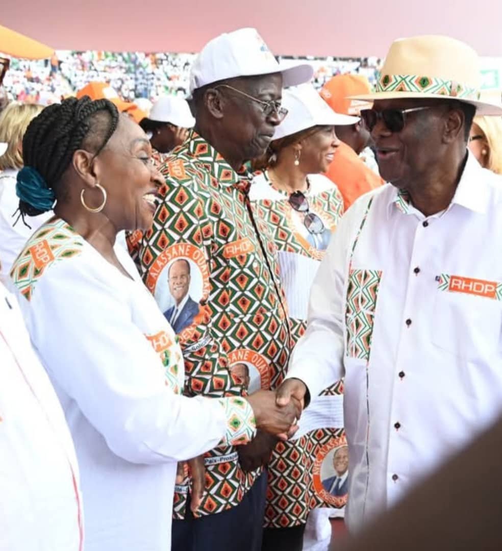Présidentielle 2025 : De Daloa à Toumodi en passant par Yamoussoukro et Dimbokro, Raymonde Goudou Coffie mobilise fort pour une victoire du Président Ouattara au 1er tour