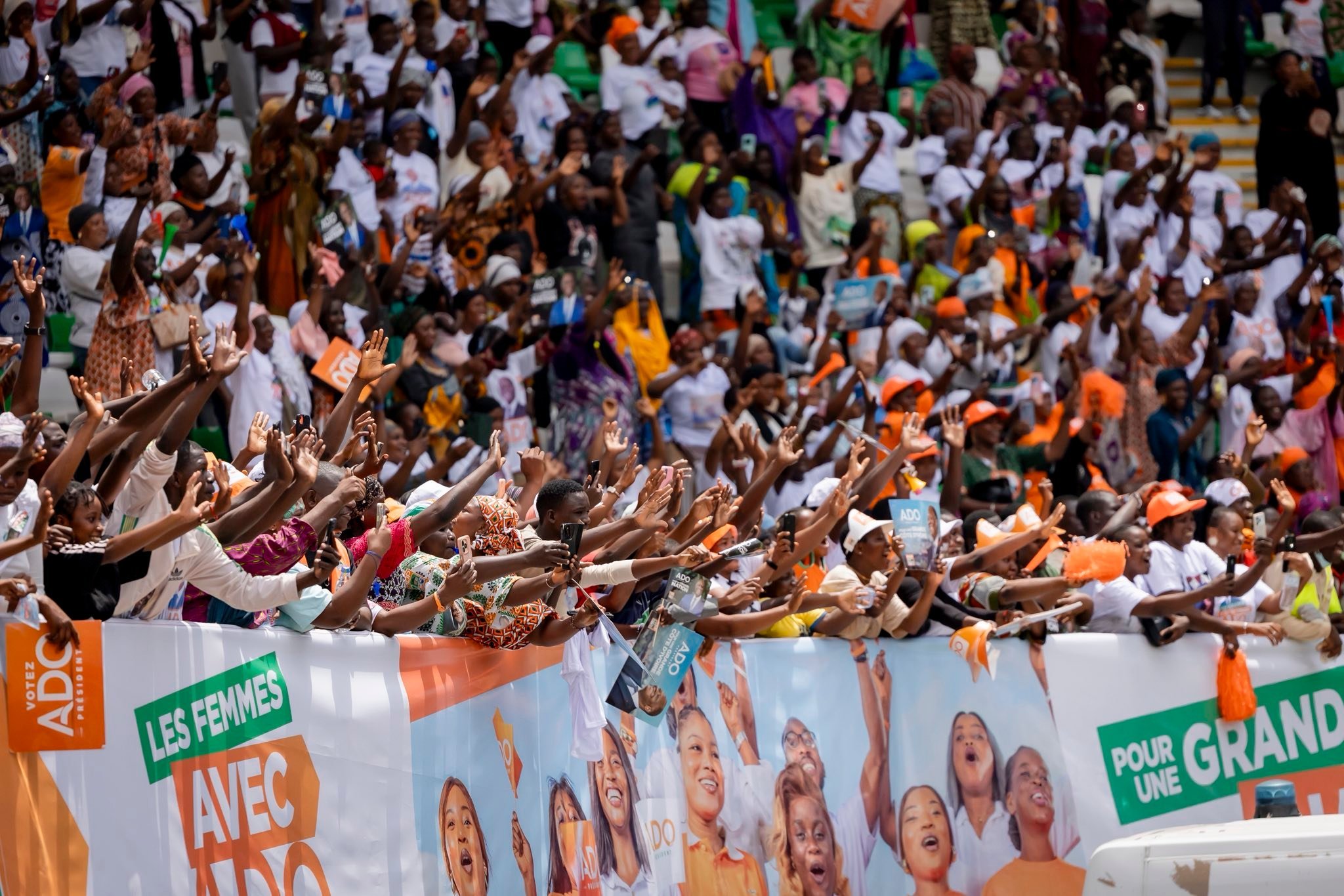 Présidentielle 2025: Les femmes du RHDP galvanisées par le discours du candidat Alassane Ouattara