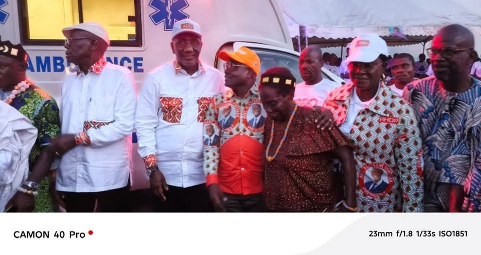 Présidentielle 2025 : Pr Justin Koffi promet 100% de suffrages à Alassane Ouattara à Tounzouébo
