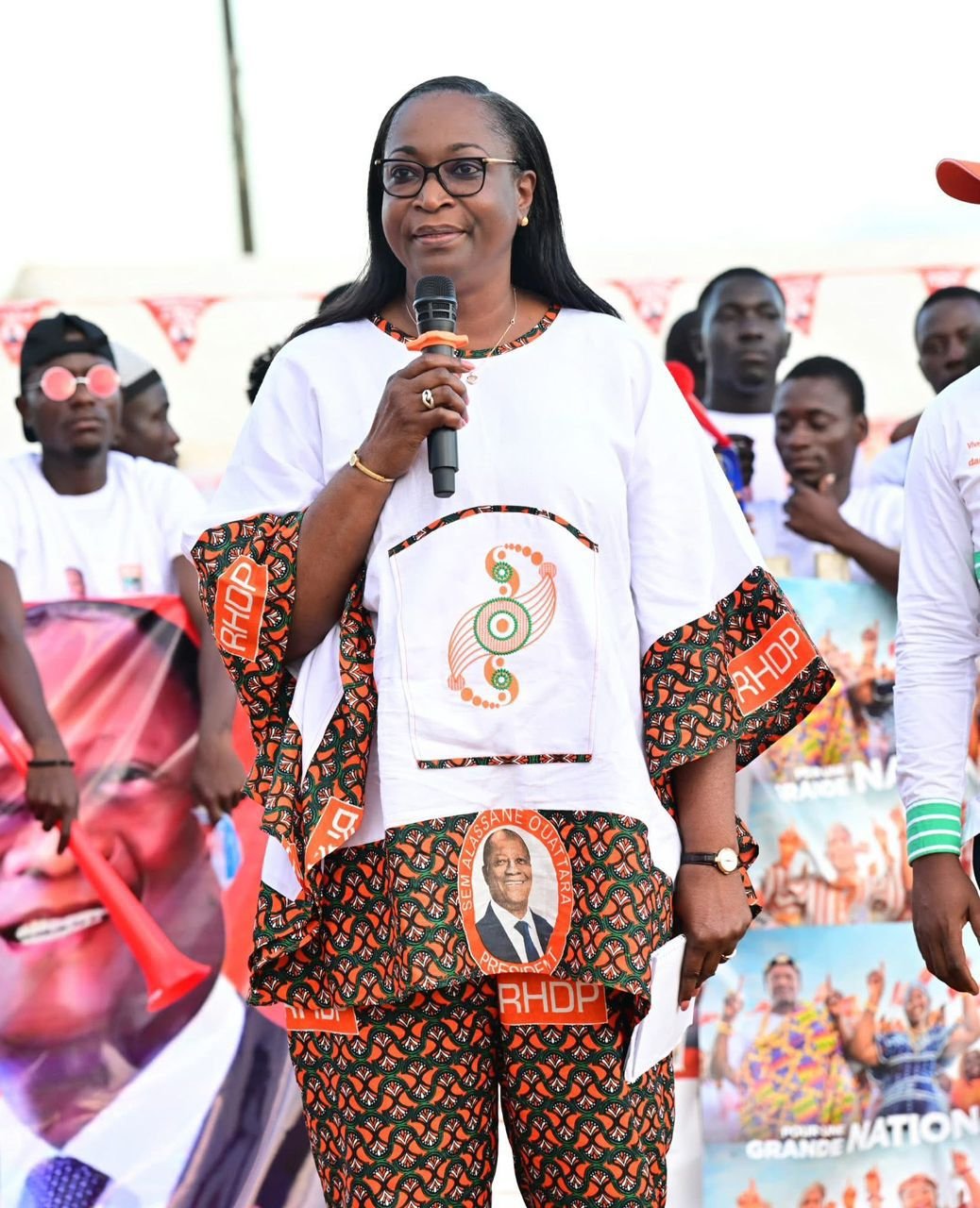 Présidentielle 2025 : Yocoboué-Lauzoua debout pour la victoire de Ouattara