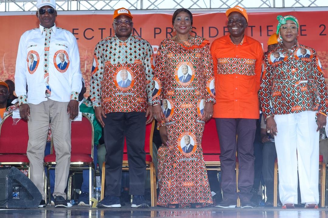 Présidentielle 2025 : En présence de Kandia Camara, Anyama se lève pour le “Un coup KO” d’Alassane Ouattara