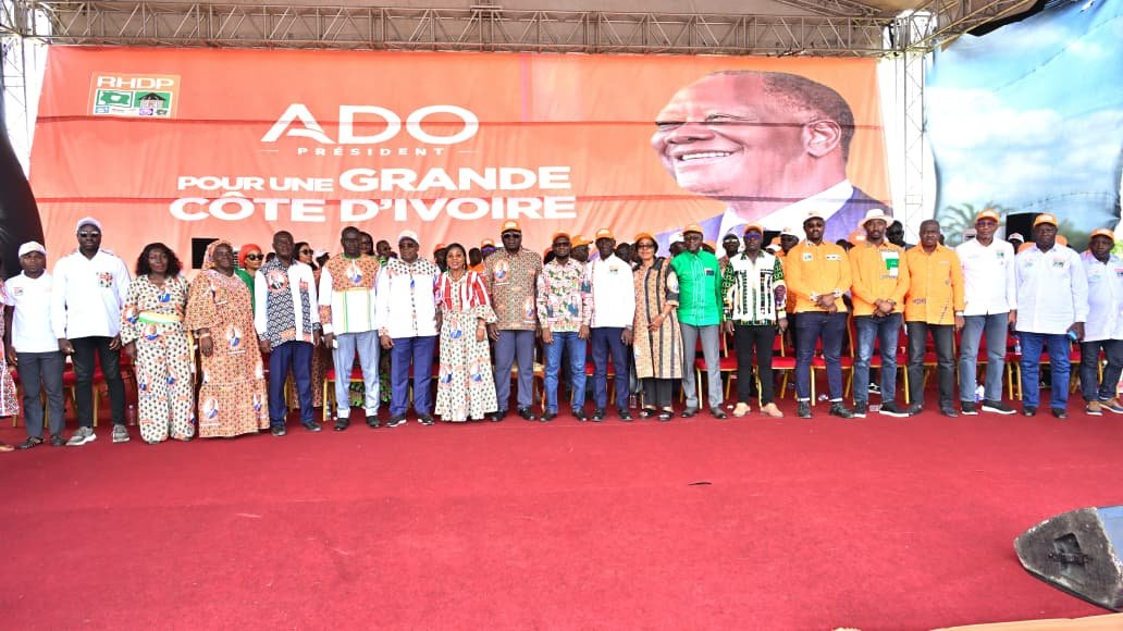 Présidentielle 2025 : Une forte mobilisation à Guitry pour une victoire écrasante du candidat Alassane Ouattara