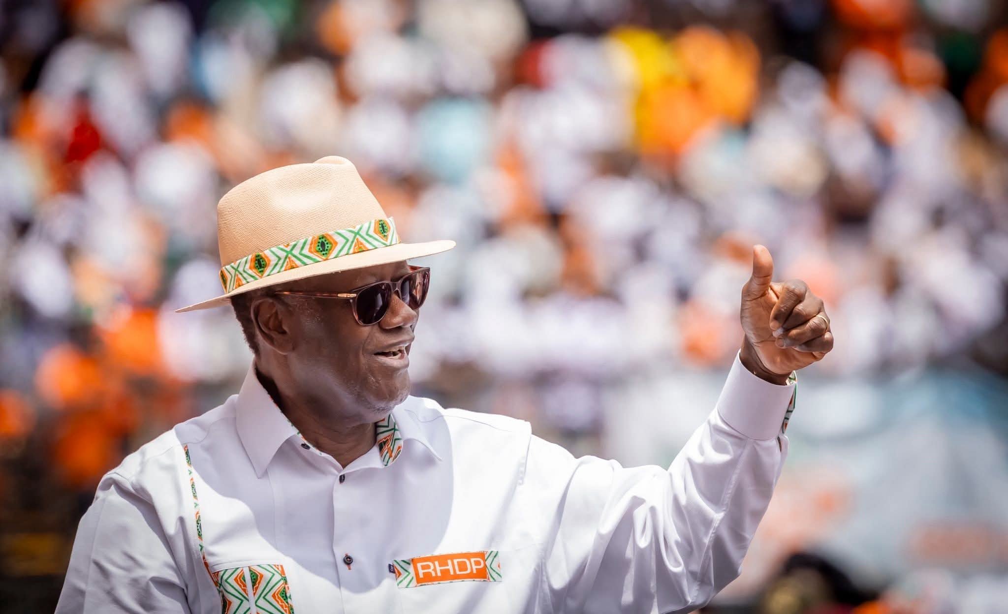 Présidentielle 2025 : Alassane Ouattara réélu président de la Côte d'Ivoire avec 89,77 % des voix, selon les résultats provisoires