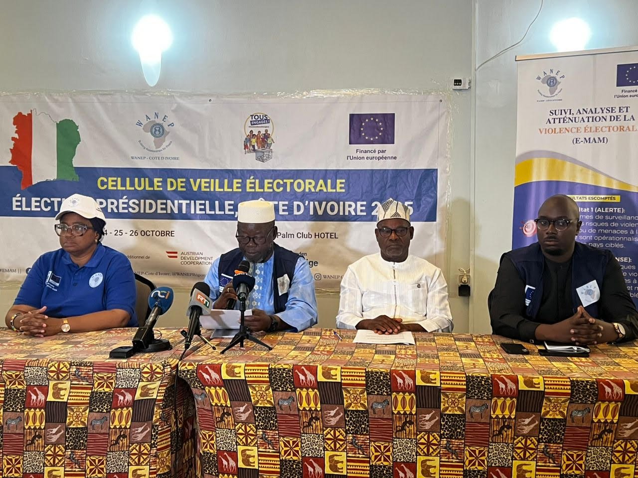 Présidentielle 2025 : Le Wanep relève un climat apaisé et des incidents limités