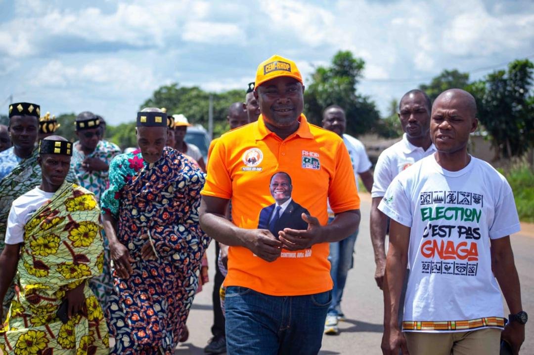 Présidentielle 2025 : Le président du CEM-RHDP, Samuel Konan, salue la maturité des populations du Centre